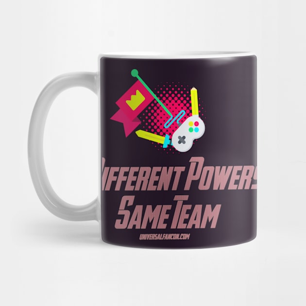 Different Powers Same Team by universalfancon